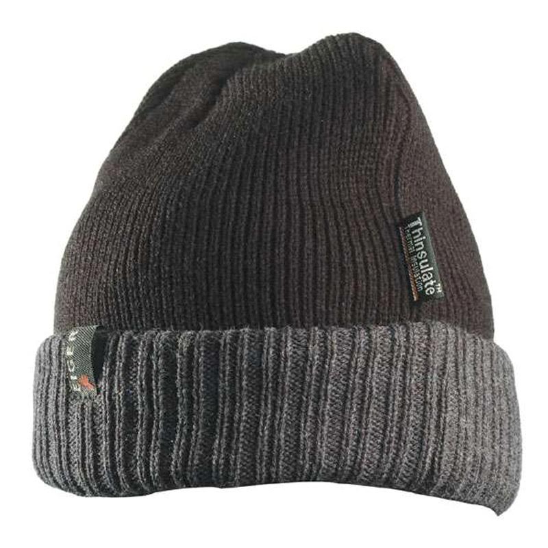 Eiger Hat Tightly Knitted Siyah/Gri Bere