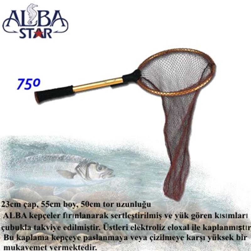 Alba Star 750 No:2 Livar Kepçesi,23cm Çap,55cm Uzunluğunda Kaliteli Livar Kepçesi