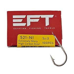 EFT 521 Kısa pala düz çelik İğne 