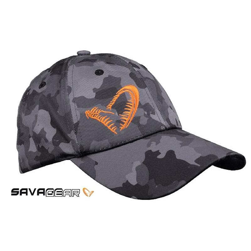 Savage Gear Black Savage Şapka, Şık Siperli Şapka, Şık tasarıma sahip