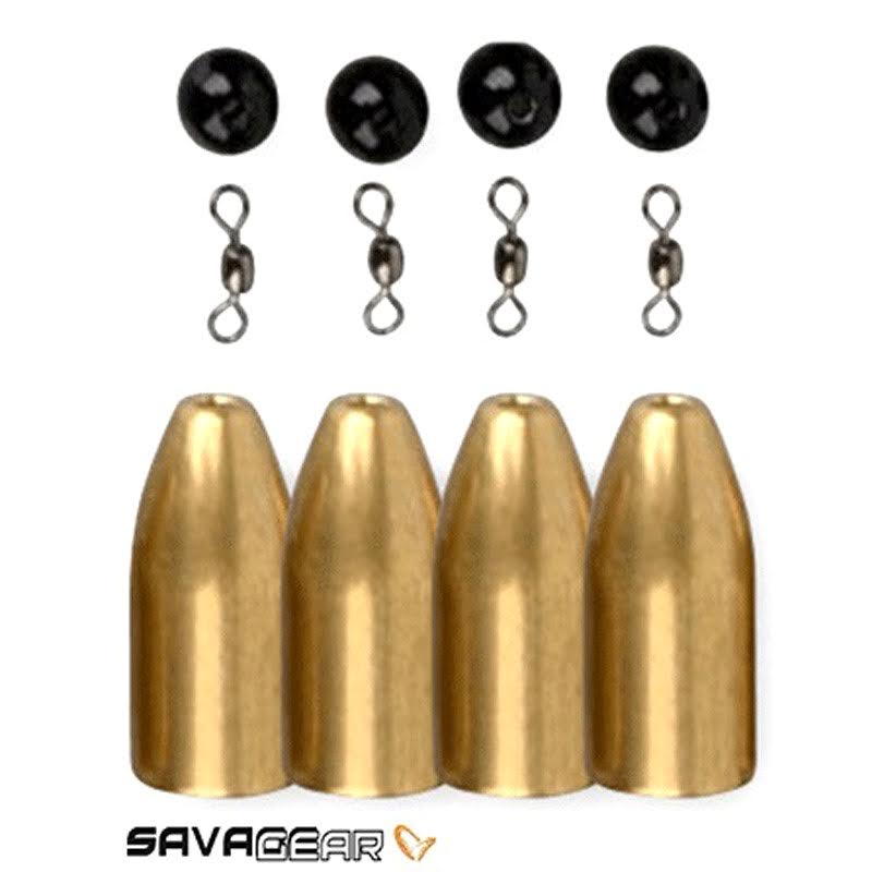 Savage Gear Brass Bullet Kits, ağırlık opsiyonu bulunmaktadır