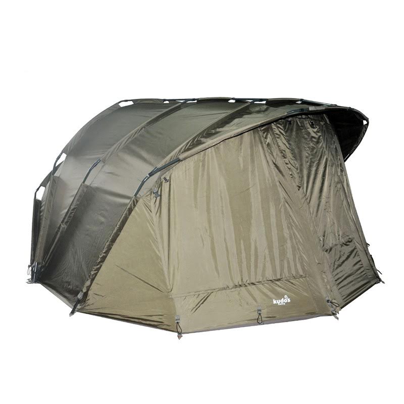 Kudos 4 Kişilik XL Sazan Çadırı, Yüksek dayanımlı özel kumaş ve PVC zemin