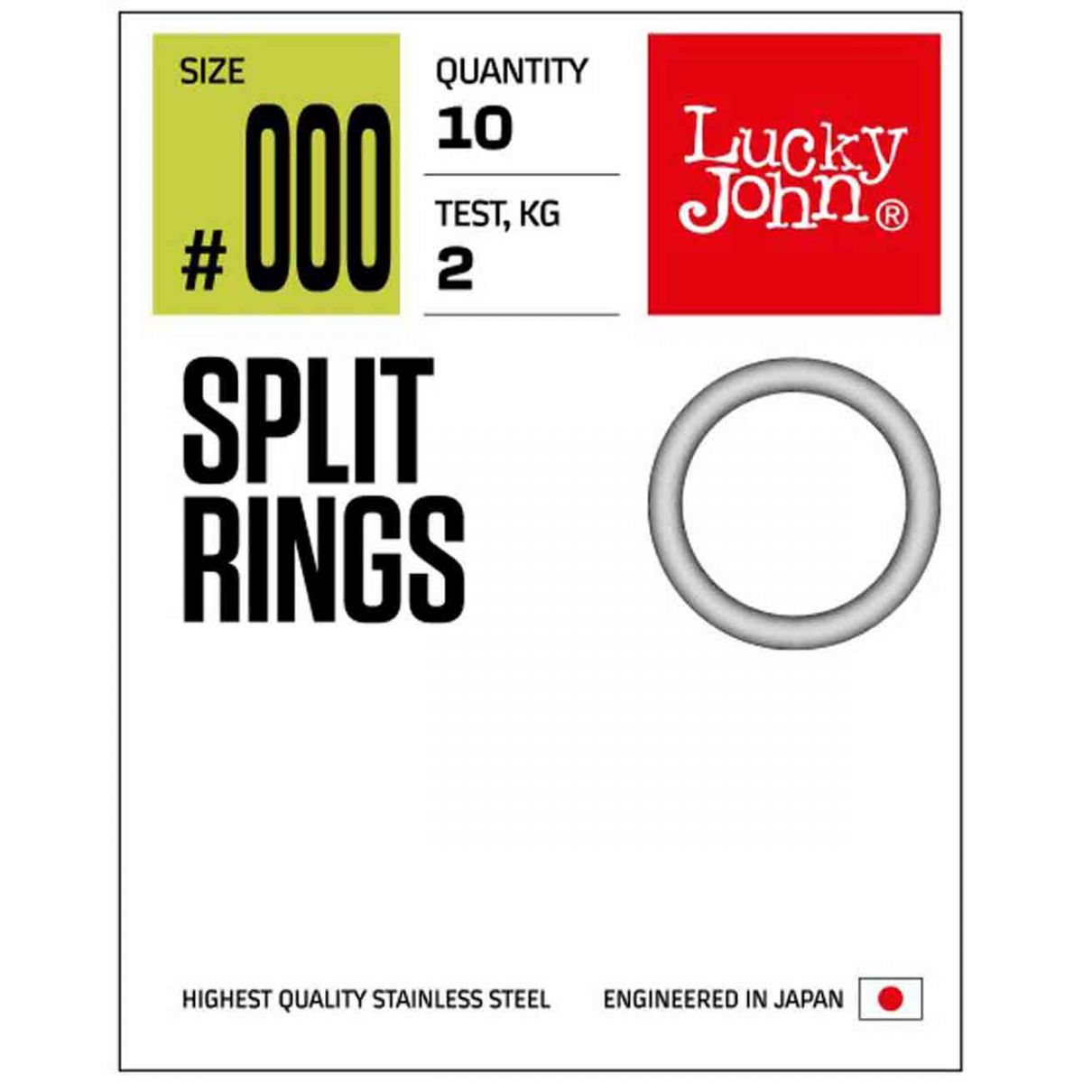 Lucky John 5117 Split Halka Klasik halka serisiKaşık, Sahte ve tüm yapay