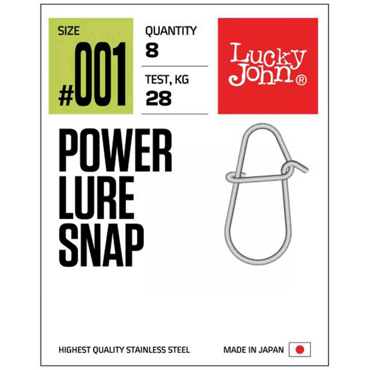 Lucky John 5126 Power Lure Snap Son derece yükdek çekim gücüne sahip üst 