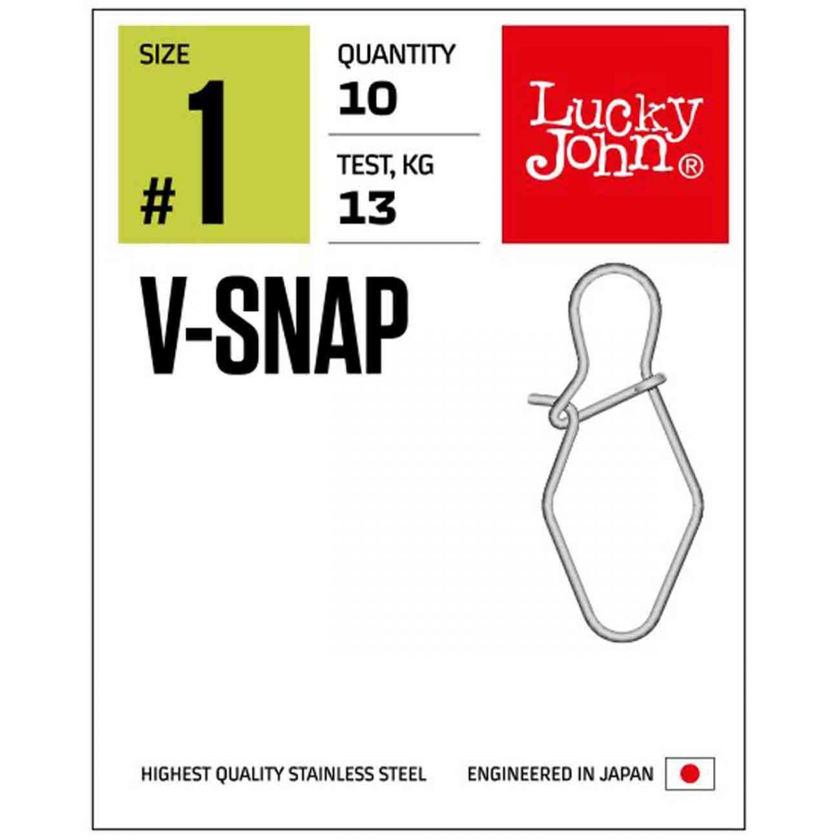 Lucky John 5115 V-Snap Vsnap yüksek kaliteli klips.No : 000 lrf ve light