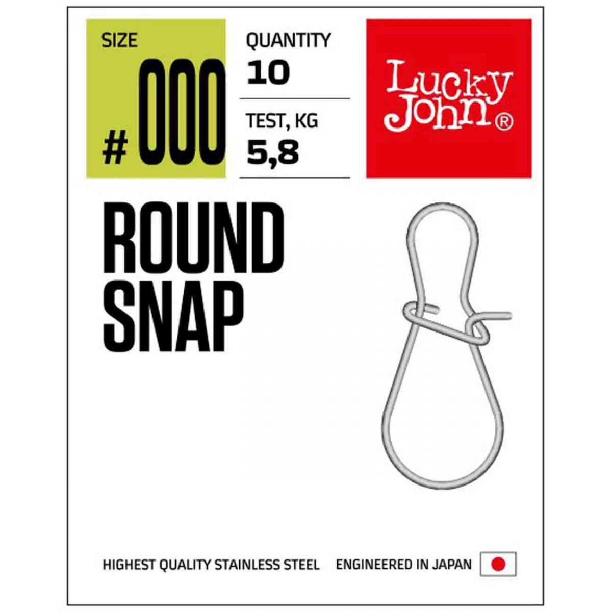 Lucky John 5113 Round Snap No : 0000 lrf avları için kullanıma uygundur. 