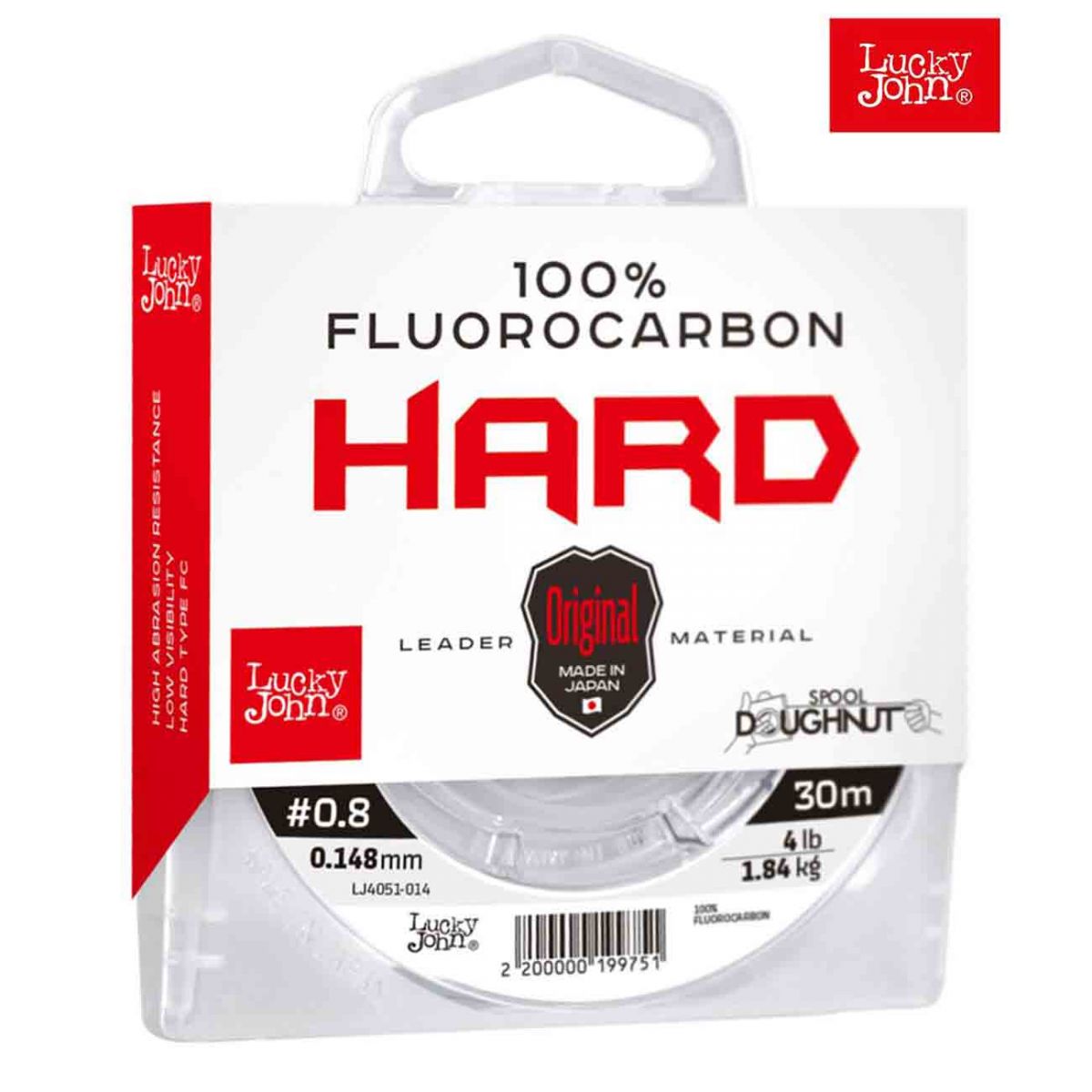 Lucky John Hard Fluorocarbon  30 Metre Şeffaf Renk Made in Japan