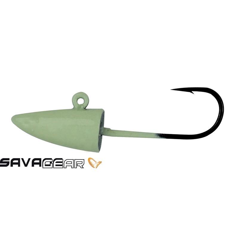 Savage Gear LRF Micro Sandeel Jig Head Glow, gram opsiyonlu Savage Gear L
