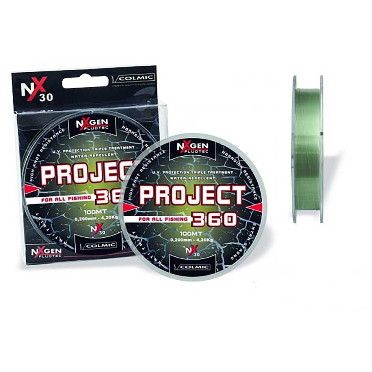 Colmic Project 360 tüm balıkçılık yöntemleri için özel geliştirilmiş bir misinadır. düşük hafızalı güçlü bir üründür