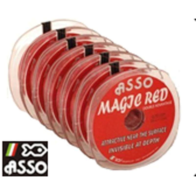 ASSO Magic Red Invisible 100mt Misina 5 mt derinlikten sonra görünmeyen m