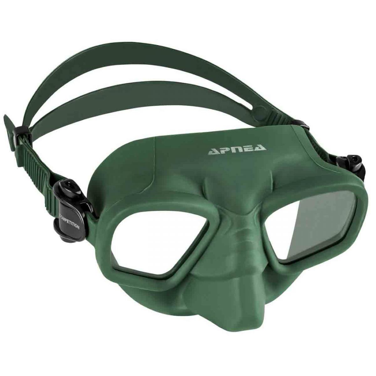 Apnea Competition Koyu Yeşil Dalış Gözlüğü,Apnea kalitesinde koyu yeşil uzun yıllar kullanabileceğiniz dalış maskesi