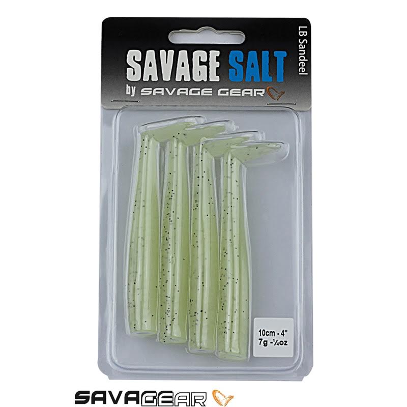 Savage Gear Sandeel 10 cm 7 gr Glow 4 Adet Suni Yem