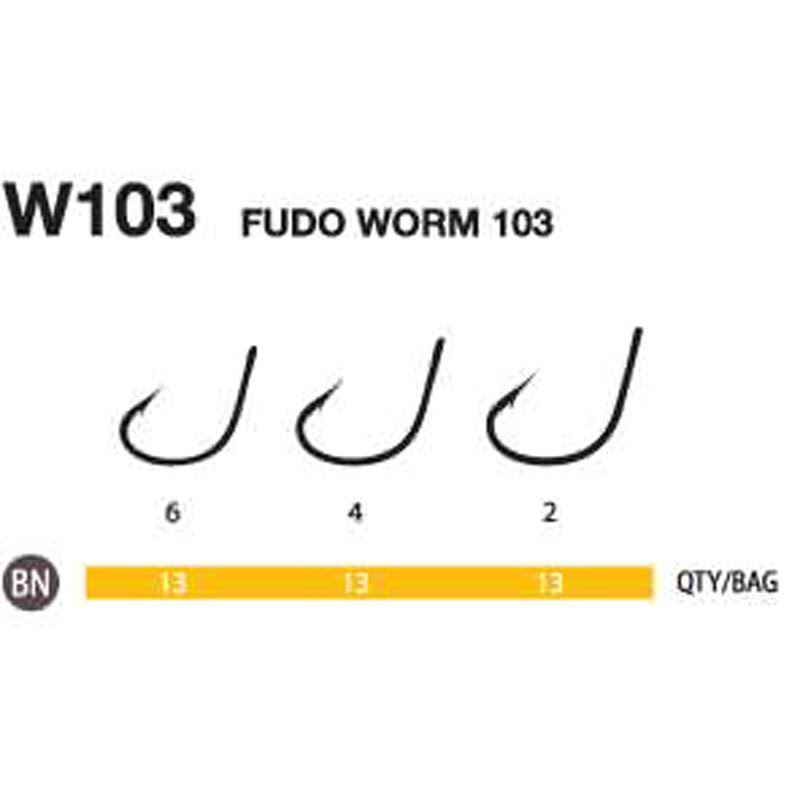 Fudo Worm 103 Black Nikel (BN) 4601 İğne