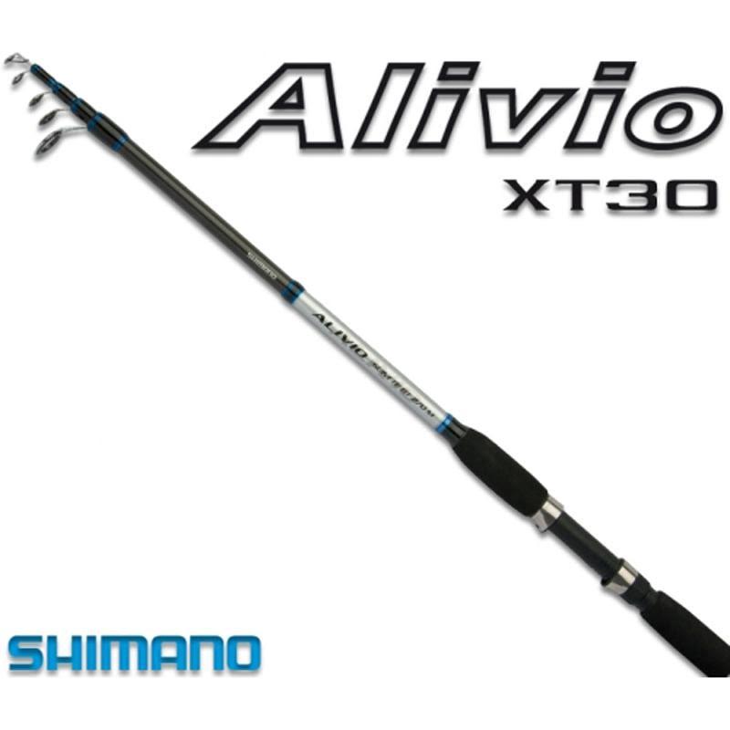 Shimano Alivio Slim Tele Spin 270cm 10-30gr Teleskobik Kamış, Teleskobik At-Çek Kamışı, 10-30gr Atarlı 270cm uzunluğunda