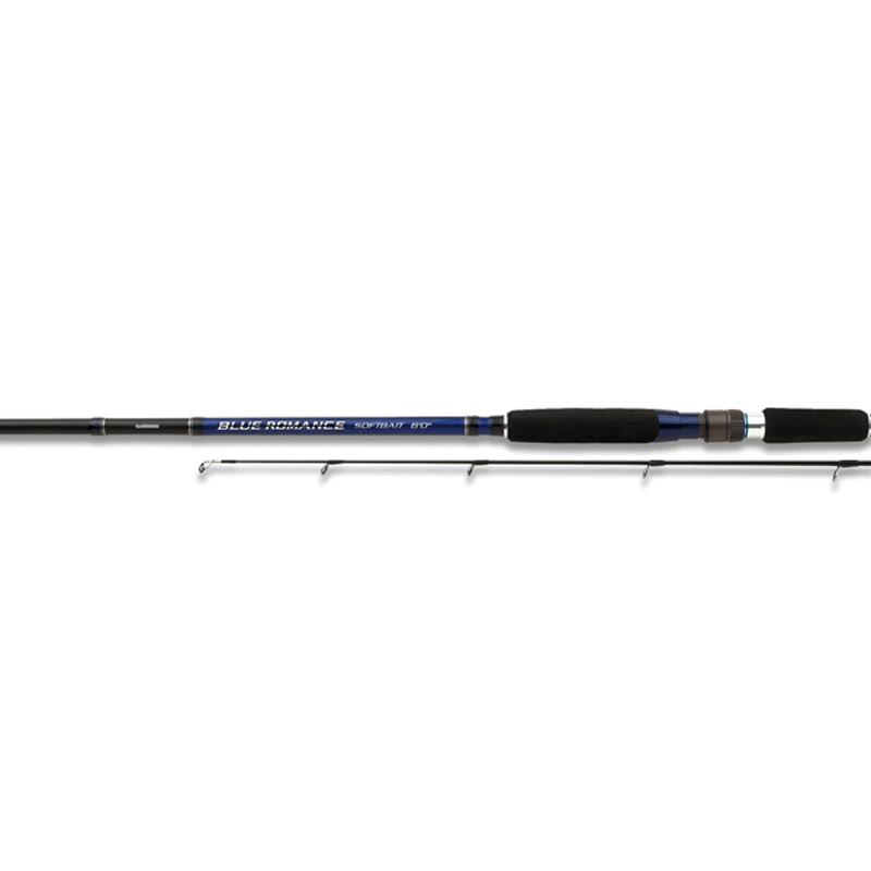 Shimano Blue Romance Softbait 213cm 20-50gr, 2 Parçalı Spin Kamış, 170cm kapalı boy, 139gram ağırlığında