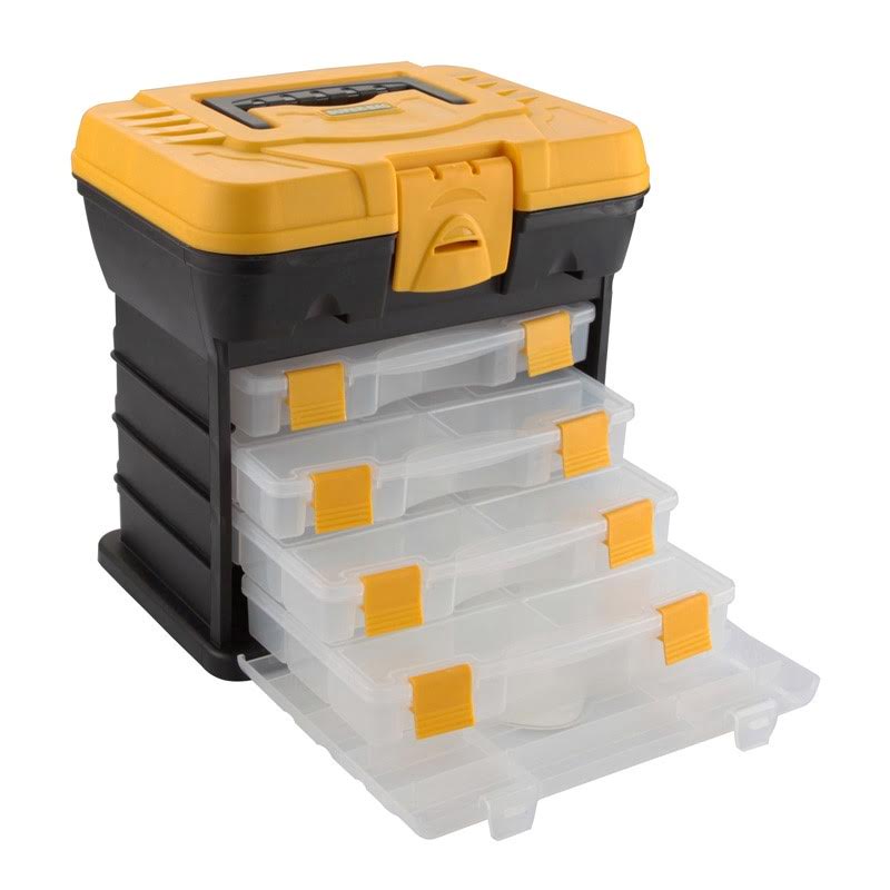 Kutu ASR 2089 Organizerli Çantalı Tabure, 4 adet küçük kutu mevcuttur