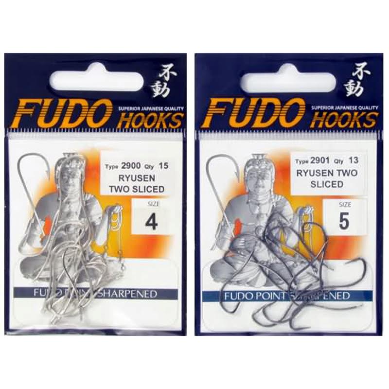 Fudo Ryusen Two Sliced Nikel (NK) 2900,Kavisli Özel ,Çift Tırnaklı Uzun Sırt,Çapraz Avcı Japon İğnesi