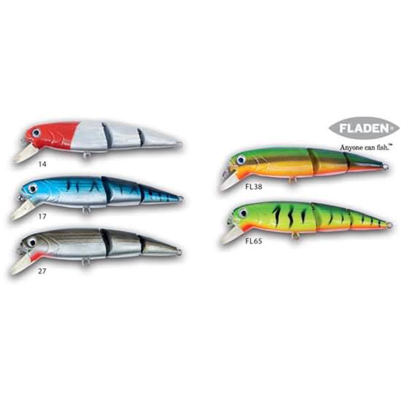 Fladen Eco Double Joint 105mm Uzunluğunda, 14gr Ağırlığında Mafsallı Ekonomik Suni Balık Serisi