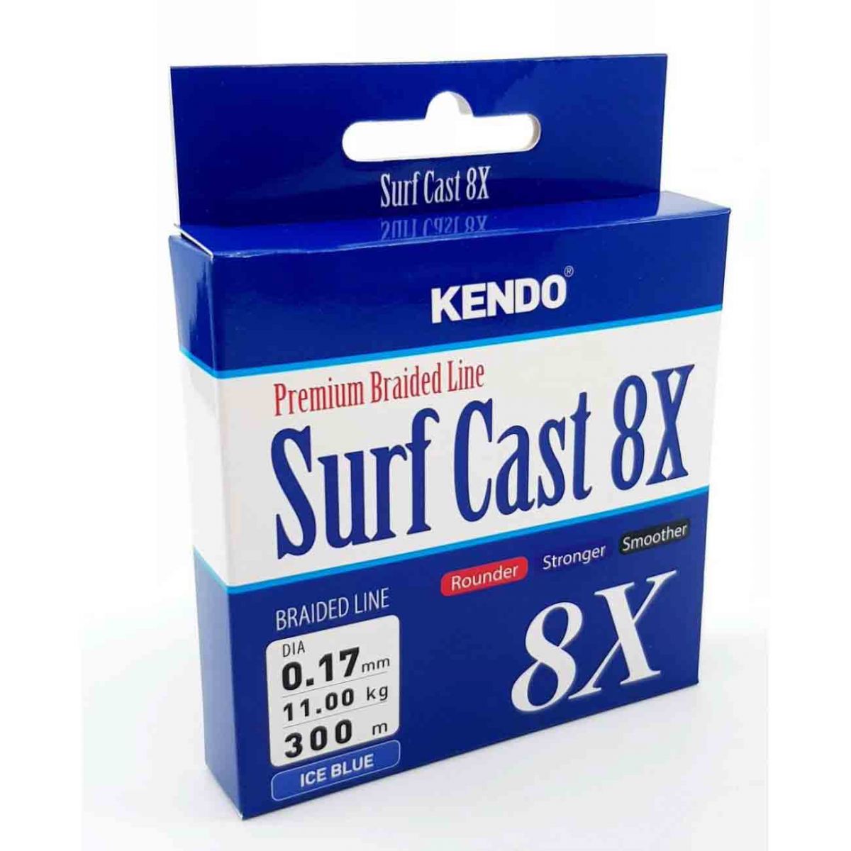 Kendo Surf Cast 8X Fighting 300 Metre Buz Mavisi Renk,kendo kalitesiyle surf atışlarınızda kullanabileceğiniz 8 örgü ip misina serisi
