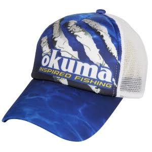 Okuma Blue Mesh Back Şapka
