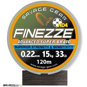 Savage Gear Finezze HD4 Braid 300 Metre Gri Renk İp Misina