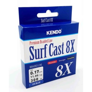 Kendo Surf Cast 8X Fighting 300 Metre Buz Mavisi Renk